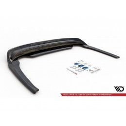 Maxton Central Rear Splitter (with vertical bars) Skoda Octavia Mk4 Gloss Black, Nouveaux produits maxton-design