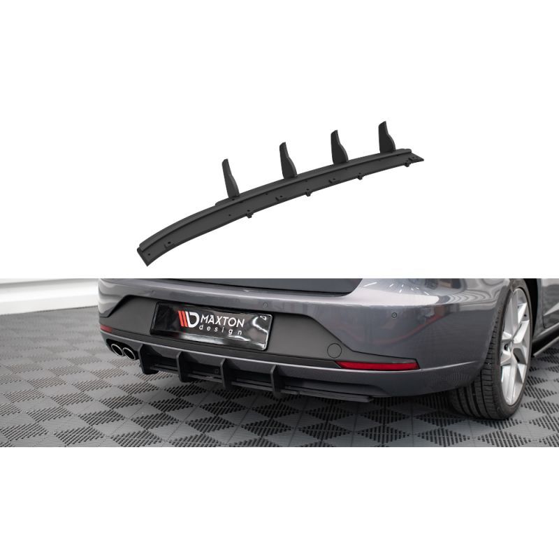 Maxton Street Pro Rear Diffuser Seat Leon FR Sportstourer Mk3 Black, Nouveaux produits maxton-design