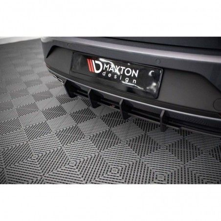 Maxton Street Pro Rear Diffuser Seat Leon FR Sportstourer Mk3 Black-Red, Nouveaux produits maxton-design