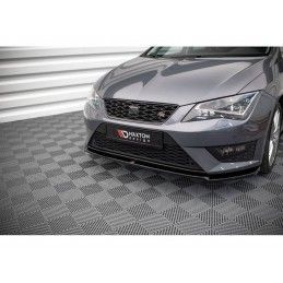 Maxton Front Splitter V.2 Seat Leon FR / Cupra Mk3 Gloss Black, Nouveaux produits maxton-design