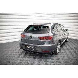 Maxton Rear Side Splitters V.1 Seat Leon FR Sportstourer Mk3 Gloss Black, Nouveaux produits maxton-design