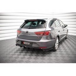 Maxton Rear Side Splitters V.2 Seat Leon FR Sportstourer Mk3 Gloss Black, Nouveaux produits maxton-design