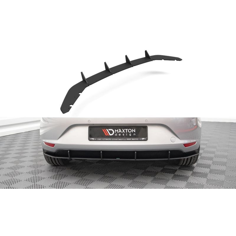 Maxton Street Pro Rear Diffuser Seat Leon Hatchback Mk3 Black-Red, Nouveaux produits maxton-design