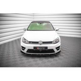 Maxton Front Splitter V.4 Volkswagen Golf R Mk7 Gloss Black, Nouveaux produits maxton-design