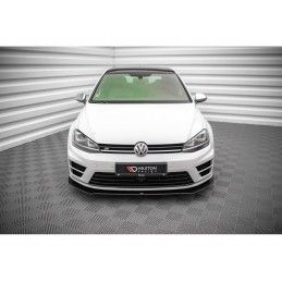 Maxton Street Pro Front Splitter V.1 Volkswagen Golf R Mk7 Black, Nouveaux produits maxton-design