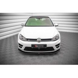 Maxton Street Pro Front Splitter V.2 Volkswagen Golf R Mk7 Black, Nouveaux produits maxton-design