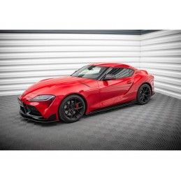 Maxton Street Pro Side Skirts Diffusers Toyota Supra Mk5 Black-Red, Nouveaux produits maxton-design