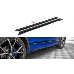 Maxton Side Skirts Diffusers Volkswagen Tiguan R / R-Line Mk2 Facelift Gloss Black, Nouveaux produits maxton-design