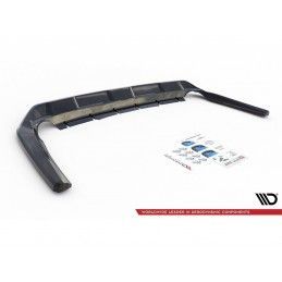 Maxton Central Rear Splitter (with vertical bars) Toyota RAV4 Mk5 Gloss Black, Nouveaux produits maxton-design