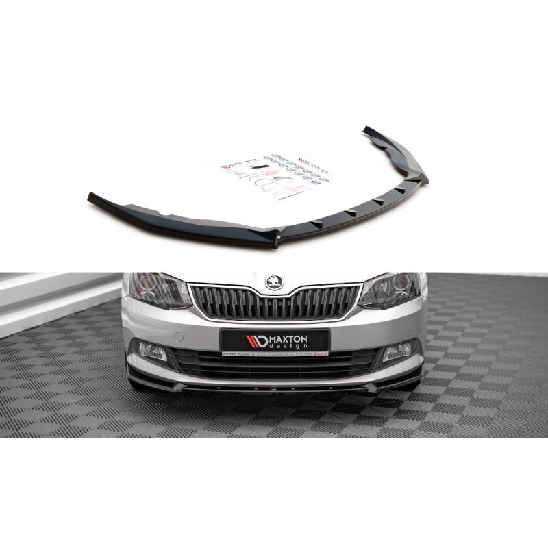 Maxton Front Splitter V.1 Skoda Fabia Mk3 Gloss Black, Nouveaux produits maxton-design