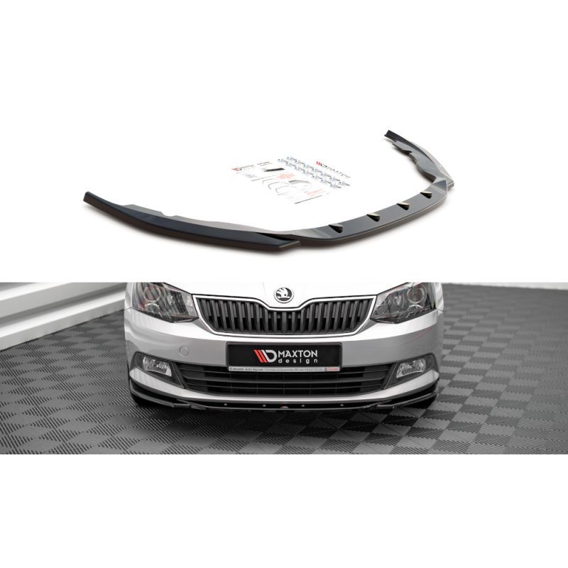 Maxton Front Splitter V.2 Skoda Fabia Mk3 Gloss Black, Nouveaux produits maxton-design