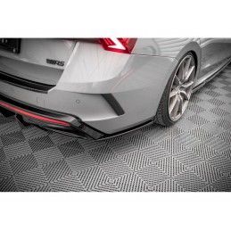 Maxton Rear Side Splitters V.4 Skoda Octavia RS Mk4 Gloss Black, Nouveaux produits maxton-design