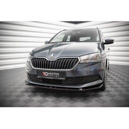 Maxton Front Splitter Skoda Fabia Mk3 Facelift Gloss Black, Nouveaux produits maxton-design