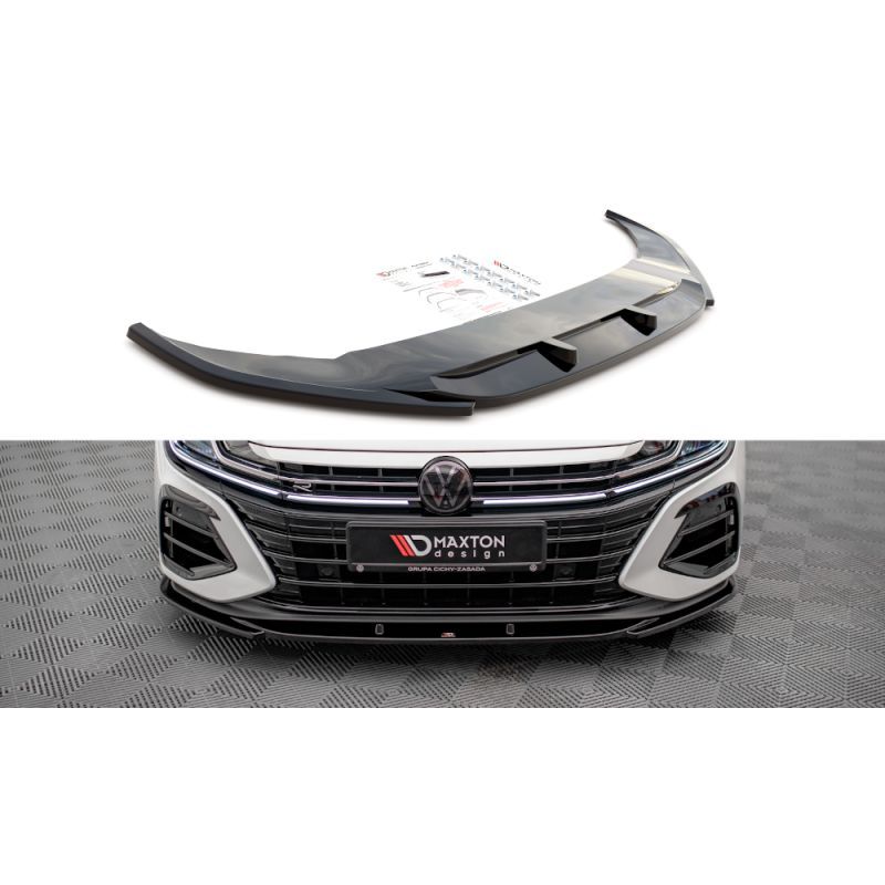 Maxton Front Splitter V.1 Volkswagen Arteon R Gloss Black, Nouveaux produits maxton-design