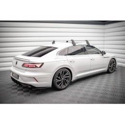 Maxton Street Pro Side Skirts Diffusers V.2 Volkswagen Arteon R / R-Line Facelift Black-Red, Nouveaux produits maxton-design