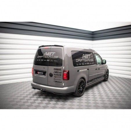 Maxton Side Skirts Diffusers Volkswagen Caddy Long Mk3 Facelift Gloss Black, Nouveaux produits maxton-design