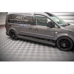 Maxton Side Skirts Diffusers Volkswagen Caddy Long Mk3 Facelift Gloss Black, Nouveaux produits maxton-design