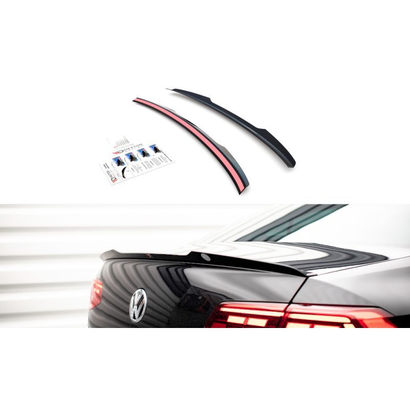 Maxton Spoiler Cap Volkswagen Passat Sedan B8 Facelift Gloss Black, Nouveaux produits maxton-design