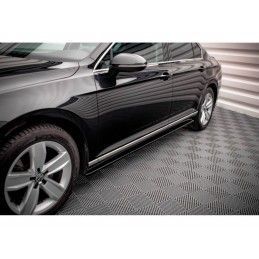 Maxton Side Skirts Diffusers Volkswagen Passat B8 Facelift Gloss Black, Nouveaux produits maxton-design