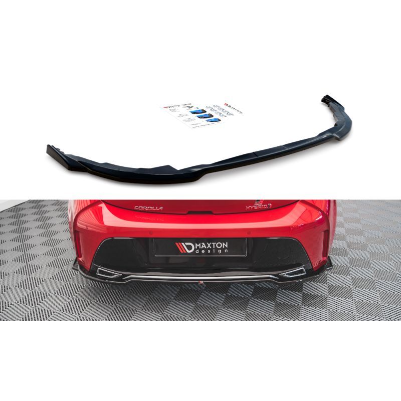 Maxton Central Rear Splitter Toyota Corolla GR Sport Hatchback XII Gloss Black, Nouveaux produits maxton-design