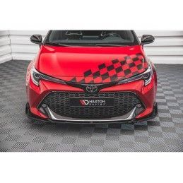 Maxton Front Splitter V.1 + Flaps Toyota Corolla GR Sport Hatchback XII Gloss Black, Nouveaux produits maxton-design