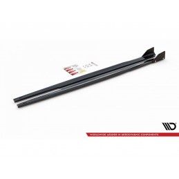 Maxton Side Skirts Diffusers V.1 + Flaps Toyota Corolla GR Sport Hatchback XII Gloss Black, Nouveaux produits maxton-design
