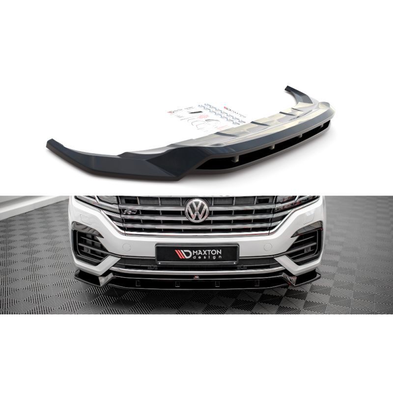 Maxton Front Splitter Volkswagen Touareg R-Line Mk3 Gloss Black, Nouveaux produits maxton-design