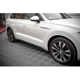 Maxton Side Skirts Diffusers Volkswagen Touareg R-line Mk3 Gloss Black, Nouveaux produits maxton-design