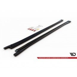 Maxton Side Skirts Diffusers Volkswagen Touareg R-line Mk3 Gloss Black, Nouveaux produits maxton-design