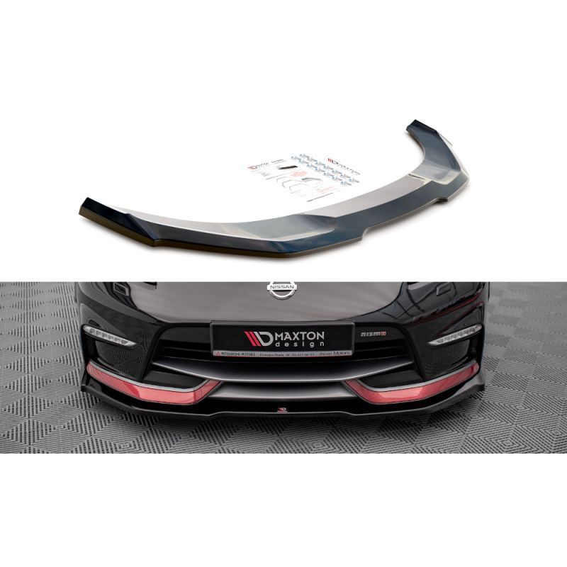 Maxton Front Splitter V.1 Nissan 370Z Nismo Facelift Gloss Black, Nouveaux produits maxton-design