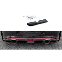 Maxton Central Rear Splitter for Nissan 370Z Nismo Facelift Gloss Black, Nouveaux produits maxton-design