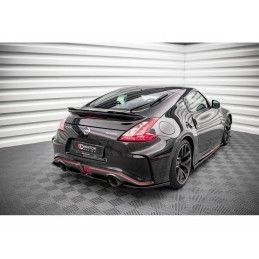 Maxton Central Rear Splitter for Nissan 370Z Nismo Facelift Gloss Black, Nouveaux produits maxton-design