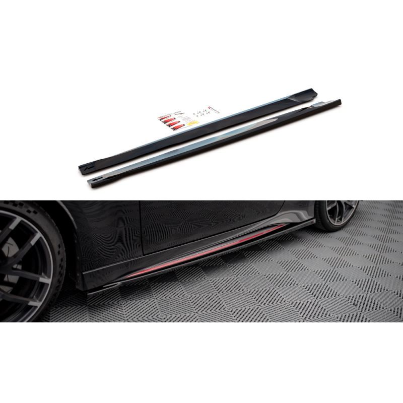 Maxton Side Skirts Diffusers V.1 Nissan 370Z Nismo Facelift Gloss Black, Nouveaux produits maxton-design