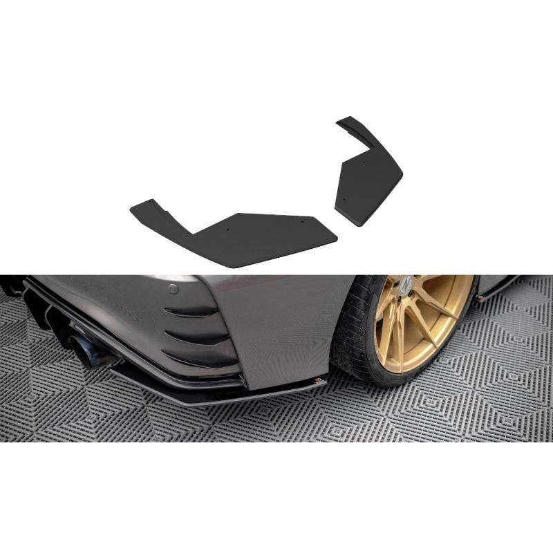 Maxton Street Pro Rear Side Splitters Nissan 370Z Nismo Facelift Black, Nouveaux produits maxton-design