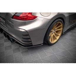 Maxton Street Pro Rear Side Splitters Nissan 370Z Nismo Facelift Black-Red, Nouveaux produits maxton-design