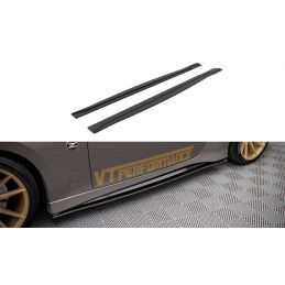 Maxton Street Pro Side Skirts Diffusers Nissan 370Z Nismo Facelift Black-Red, Nouveaux produits maxton-design