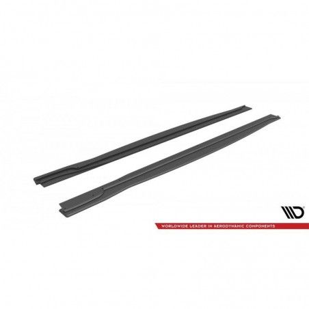 Maxton Street Pro Side Skirts Diffusers Nissan 370Z Nismo Facelift Black-Red, Nouveaux produits maxton-design
