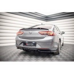 Maxton Central Rear Splitter (with vertical bars) Opel Insignia Mk2 Gloss Black, Nouveaux produits maxton-design