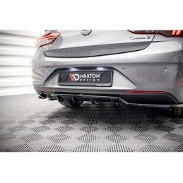 Maxton Central Rear Splitter (with vertical bars) Opel Insignia Mk2 Gloss Black, Nouveaux produits maxton-design