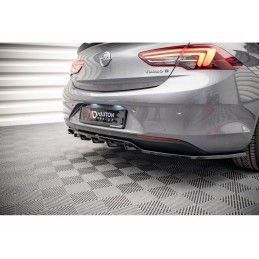 Maxton Central Rear Splitter (with vertical bars) Opel Insignia Mk2 Gloss Black, Nouveaux produits maxton-design