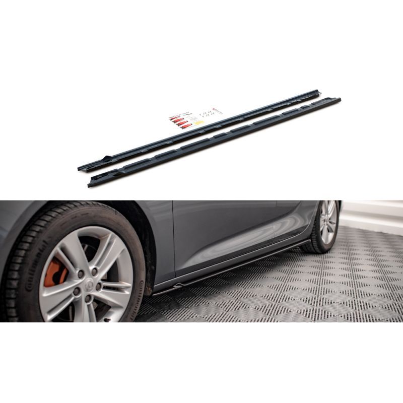 Maxton Side Skirts Diffusers Opel Insignia Mk2 Gloss Black, Nouveaux produits maxton-design