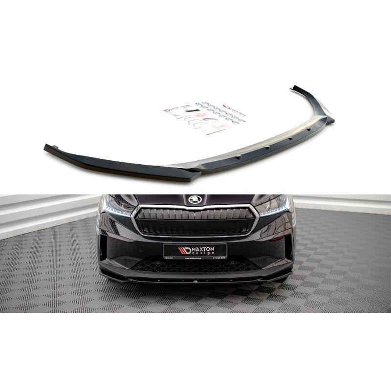 Maxton Front Splitter V.3 Skoda Enyaq iV Gloss Black, Nouveaux produits maxton-design