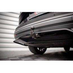 Maxton Central Rear Splitter (with vertical bars) Skoda Enyaq iV Gloss Black, Nouveaux produits maxton-design