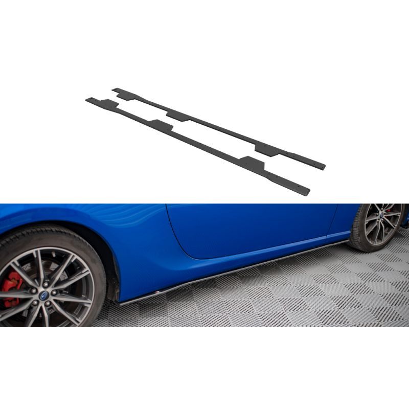 Maxton Street Pro Side Skirts Diffusers Subaru BRZ Mk1 Facelift Black, Nouveaux produits maxton-design