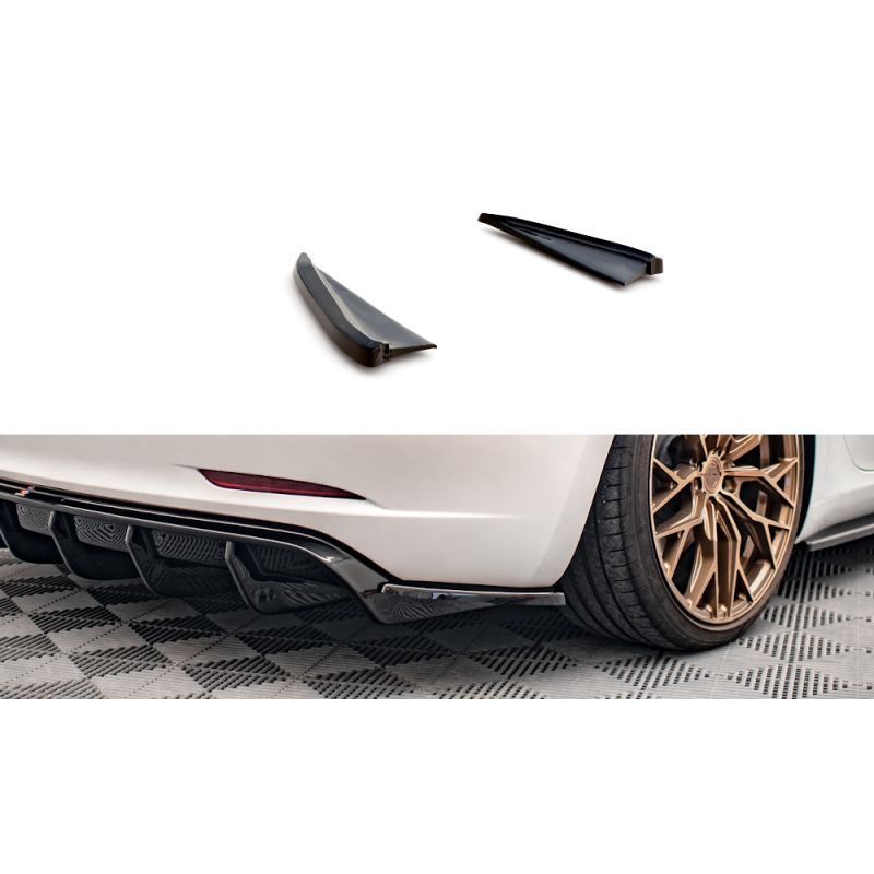 Maxton Rear Side Splitters V.2 Tesla Model 3 Gloss Black, Nouveaux produits maxton-design