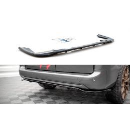 Maxton Central Rear Splitter (with vertical bars) Peugeot Partner Mk3 Gloss Black, Nouveaux produits maxton-design