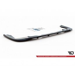 Maxton Central Rear Splitter (with vertical bars) Peugeot Partner Mk3 Gloss Black, Nouveaux produits maxton-design