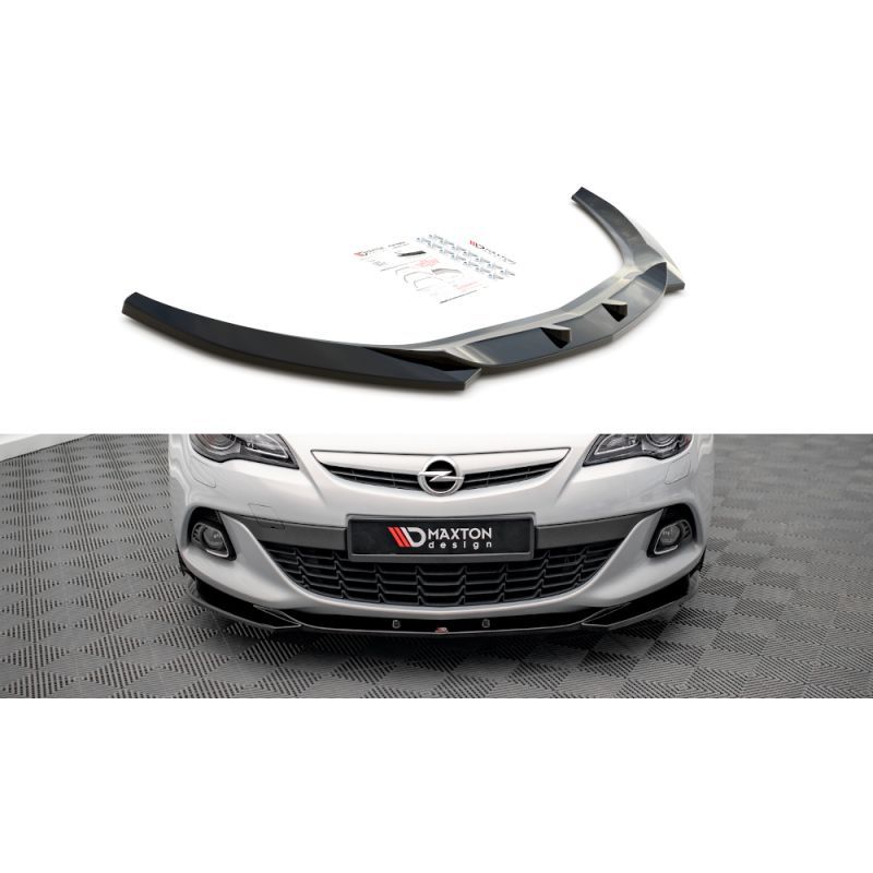 Maxton Front Splitter V.1 Opel Astra GTC OPC-Line J Gloss Black, Nouveaux produits maxton-design