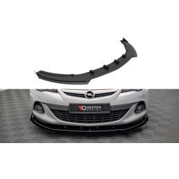Maxton Street Pro Front Splitter V.1 + Flaps Opel Astra GTC OPC-Line J Black + Gloss Flaps, Nouveaux produits maxton-design