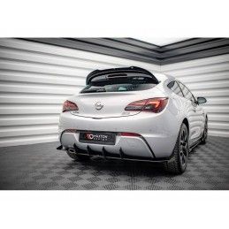 Maxton Street Pro Rear Valance + Flaps Opel Astra GTC OPC-Line J Black + Gloss Flaps, Nouveaux produits maxton-design